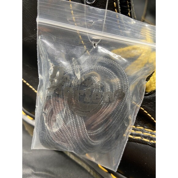 Dr. Martens 1460 Pascal Black Leather Lace Up Boots Men Size 4 Women Size 5 New - Picture 9 of 12